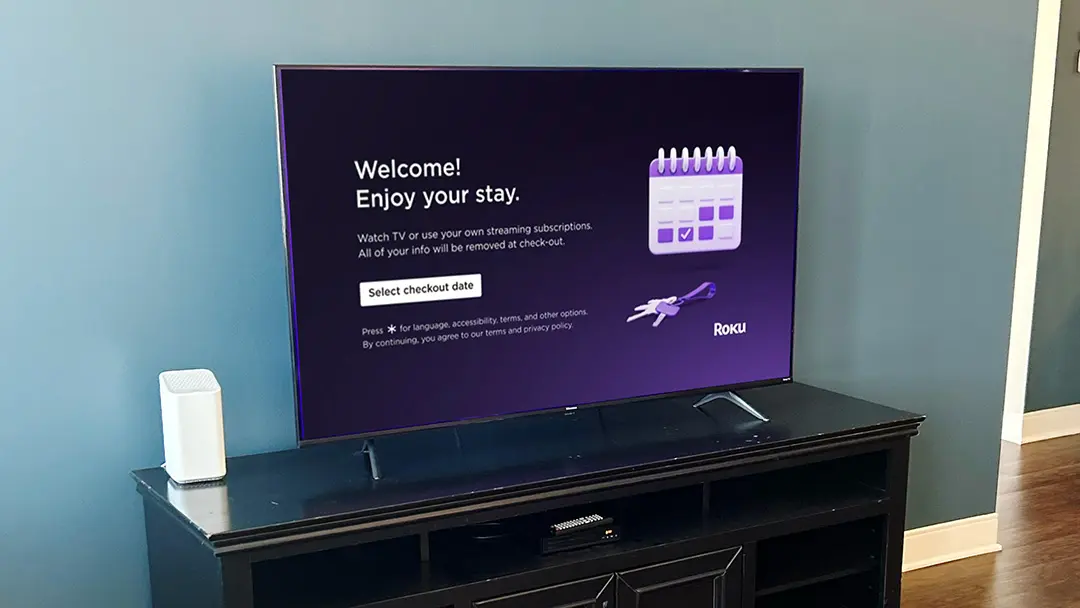 Smart TV-KANDE-Corp Welcome screen of a smart TV